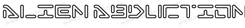 Alien Abduction Nor字体转换